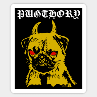 Pugthory Sticker